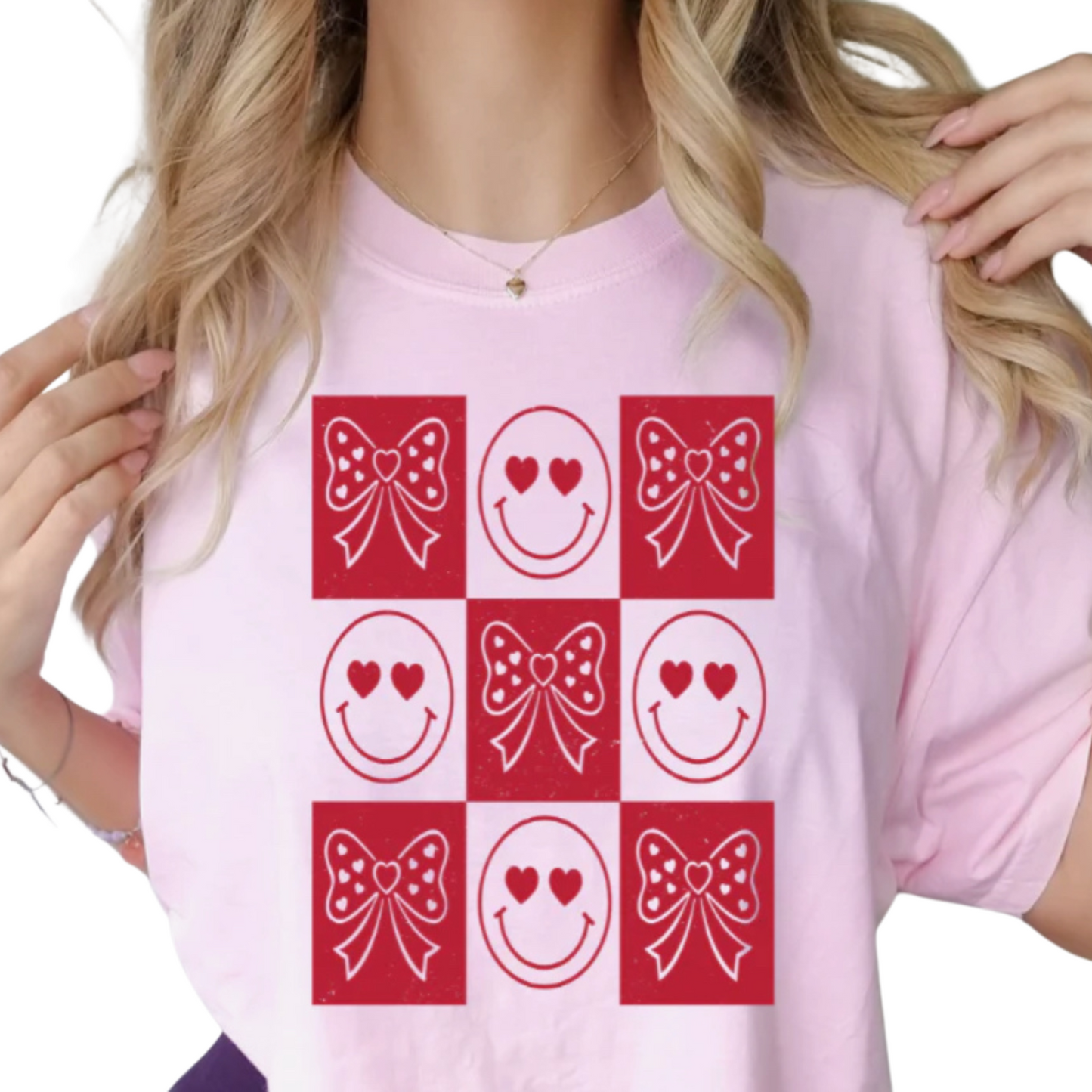 Smiley Bow Square Shirt